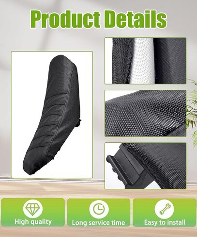 Slip-Resistant and wear-Resistant Seat Cover Fits for Tuttio Tutti Soleil 01 Electric Dirt Bike Seat Cover (Black) in Saudi Arabia