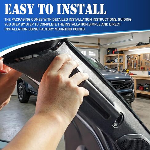 مقبض حمل على عمود على جانب السائق متوافق مع Toyota Tacoma 2024-2026 (الجيل الرابع)، نسيج على طراز OEM يطابق جانب الركاب، هيكل متين، لا صرير أو خشخشة، تركيب سهل بدون حفر in Kuwait