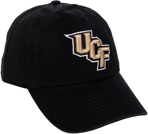 Desert Cactus University of Central Florida Baseball Hat Knights UCF Brimmed Embroirderd Hats Cap Adjustable Cloth Strap Adult (Style 1) Black in Kuwait