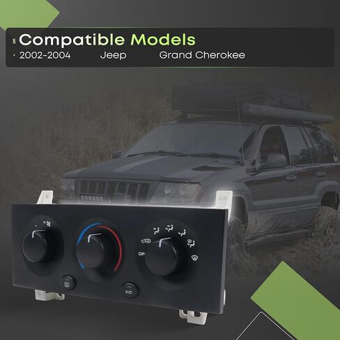 55115904AC Heater Climate Control Module Compatible with Grand Cherokee 1999 – 2004 HVAC Control Module in Kuwait