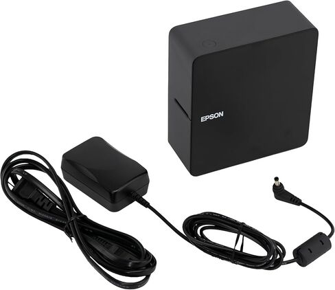 LABELWORKS Epson LW-C610PXADPT-BLK حزمة الشتاء - صانع الملصقات، المحول والرمادي على الأزرق والأبيض على شريط شفاف in Saudi Arabia