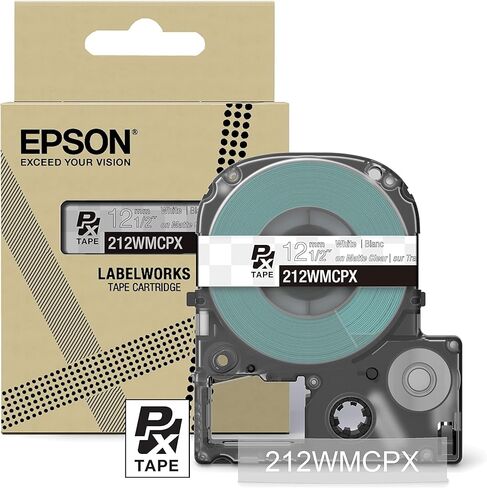 LABELWORKS Epson LW-C610PXADPT-BLK حزمة الشتاء - صانع الملصقات، المحول والرمادي على الأزرق والأبيض على شريط شفاف in Saudi Arabia