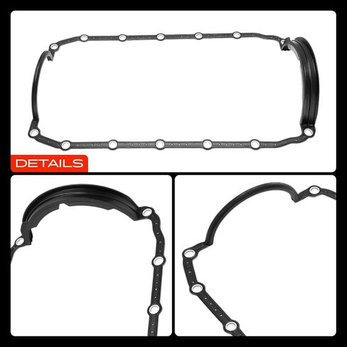 A-Premium 3.9L Engine Oil Pan Gasket Set, Compatible with Dodge Ram 1500 1994-2001, Ram 1500 Van 1999-2003, Ram 2500 Van 2001, Durango 1998-1999, Dakota, B150, B1500, B250, B2500, D150, D250, W150 in Saudi Arabia