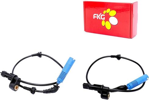FKG ABS مستشعر سرعة العجلات الأمامية اليسرى واليمنى ALS464، ALS436 لـ 2003-2008 BMW Z4 2.5L 3.0L، 2001-2006 BMW 325Ci 2.5L، 2001-2006 BMW 330Ci 3.0L، مجموعة من 2 in Kuwait