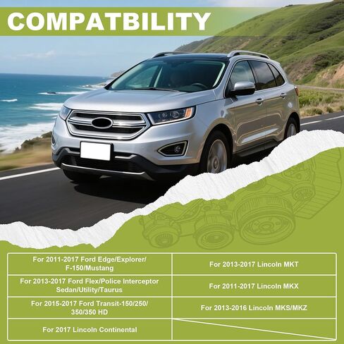 Set Of 6 Fuel Injectors Compatible With 2011-2019 Ford Edge/Explorer/F-150/Flex/Mustang/Police/Taurus/Transit-150/250/350 Lincoln Continental/MKT/MKX/MKS/MKZ BR3Z-9F593-B FJ1116 in Kuwait