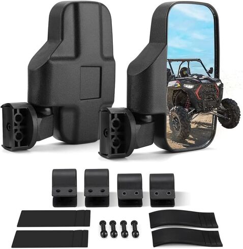 UTV Rearview Mirror for CFMOTO ZForce 950 HO Sport/Trail 2022-2026, Wide Angle Anti-Vibration Safety Mirror, Adjustable Driving Mirrors UTV Rear Mirror, Side Mirrors Accessories,B in Saudi Arabia