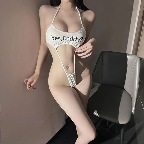 SINROYEE Sexy Cosplay Lingerie for Women - Anime Lingerie One-Piece Bodysuit,Sexy Lingerie & Cosplay Outfit in Saudi Arabia