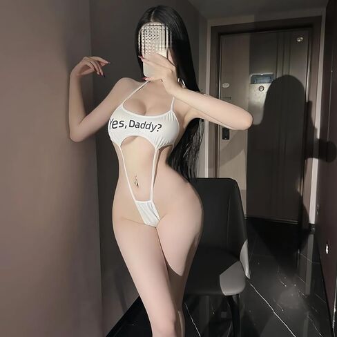 SINROYEE Sexy Cosplay Lingerie for Women - Anime Lingerie One-Piece Bodysuit,Sexy Lingerie & Cosplay Outfit in Saudi Arabia