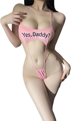 SINROYEE Sexy Cosplay Lingerie for Women - Anime Lingerie One-Piece Bodysuit,Sexy Lingerie & Cosplay Outfit in Saudi Arabia