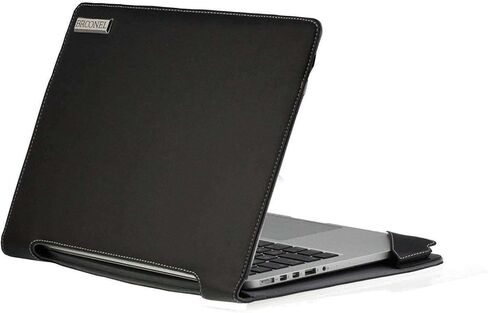 سلسلة Profile - حقيبة كمبيوتر محمول جلدية سوداء متوافقة مع الكمبيوتر المحمول ASUS Vivobook S16 مقاس 16 بوصة in Kuwait