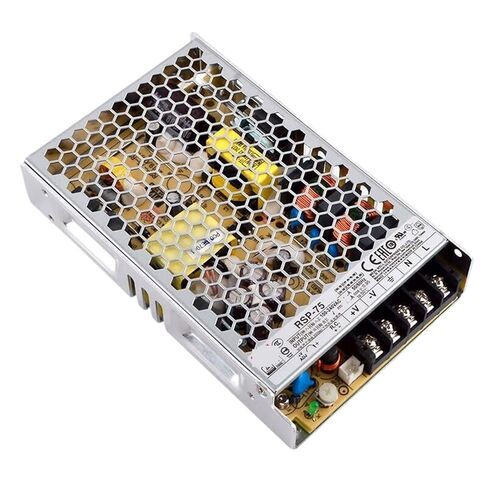 1 قطعة RSP-75-12 12 فولت 6.3A مخرج واحد مع وظيفة PFC تحويل التيار الكهربائي AC-DC in Saudi Arabia