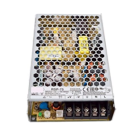 1 قطعة RSP-75-12 12 فولت 6.3A مخرج واحد مع وظيفة PFC تحويل التيار الكهربائي AC-DC in Saudi Arabia