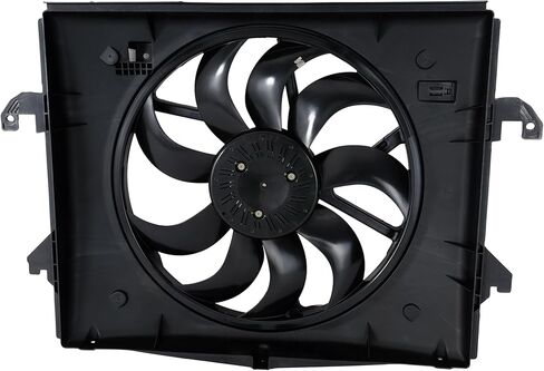Garage-Pro Cooling Fan Assembly Compatible with Ram 1500 2013-2018, 1500 Classic 2019-2024 Radiator Fan, 3.6L, Single fan in Saudi Arabia