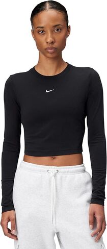 Nike Women's Sportswear Chill Knit Slim Long-Sleeve Cropped Top in Saudi Arabia