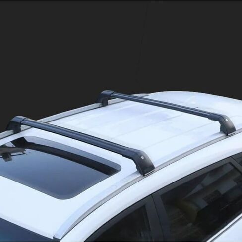 2PCS Crossbar Cross Bar Fit for Lincoln Nautilus 2019 2020 2021 2022 2023 2024 2025 2026 Aluminum Luggage Cargo Carrier Roof Rack Rails Anti-Theft Locks Lockable in Saudi Arabia