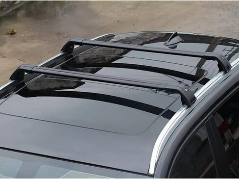 2PCS Crossbar Cross Bar Fit for Lincoln Nautilus 2019 2020 2021 2022 2023 2024 2025 2026 Aluminum Luggage Cargo Carrier Roof Rack Rails Anti-Theft Locks Lockable in Saudi Arabia