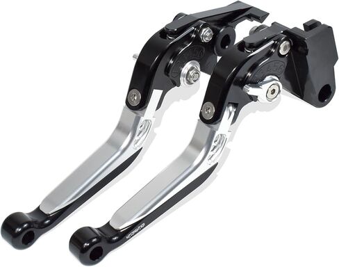 Retractable Foldable Brake Lever Clutch Lever for Kawasaki Ninja 500 Z500 Ninja 300 400 Z300 Z400 2017-2024 2025, CNC Aluminum Alloy Made (Green) in Saudi Arabia