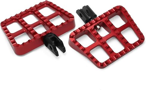 Motorcycle Mini Floorboards MX Foot Pegs Footrest for Harley 2018-2024 Softail Fat Boy FLSB Street Bob FXBB Fat Bob Low Rider S FXLR Breakout FXLRS Softail Slim FLHSC 114 (Front Peg, Red) in Saudi Arabia