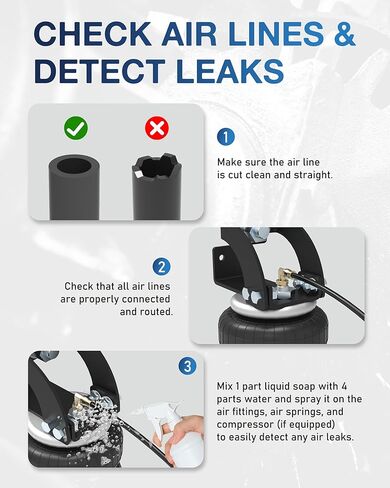 TOPICK Rear Air Bags Suspension Kit for 2005-2023 Toyota Tacoma Prerunner 2WD Tacoma 2WD/4WD Truck Towing, 5000 Lbs of Load Leveling Capacity, Replacement for Firestone 2407 in Kuwait