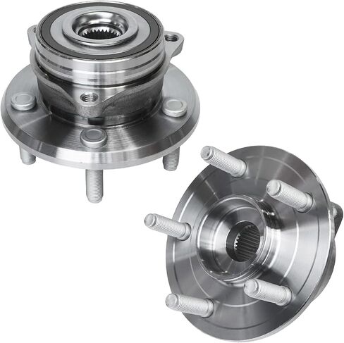 515096 6LUG Pair 2 Front Wheel Hub & Bearing Assembly for 4WD 2007-2014 Chevy GMC Silverado Sierra 1500, Avalanche Yukon XL Suburban 1500 Tahoe Cadillac Escalade ESV EXT in Saudi Arabia