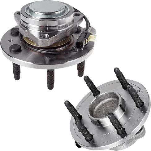515096 6LUG Pair 2 Front Wheel Hub & Bearing Assembly for 4WD 2007-2014 Chevy GMC Silverado Sierra 1500, Avalanche Yukon XL Suburban 1500 Tahoe Cadillac Escalade ESV EXT in Saudi Arabia