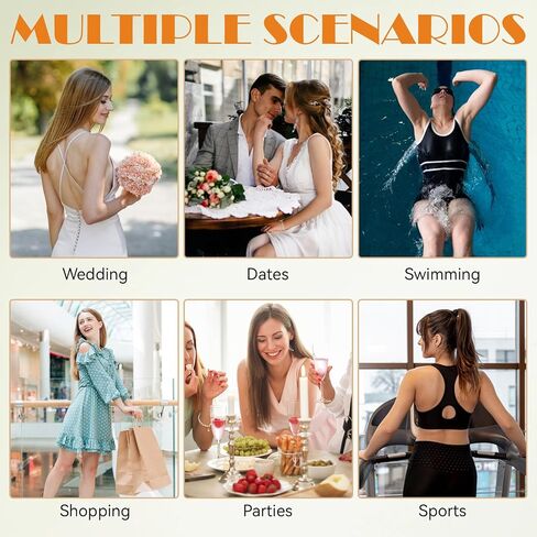 11 Pcs Bra Strap Clips for Racerback, Bra Strap Holders for Slipping Adjustable Conceal Bras Straps Clips for Full Cup Size, Ballet Dance (Black, White, Nude, Clear) in Saudi Arabia