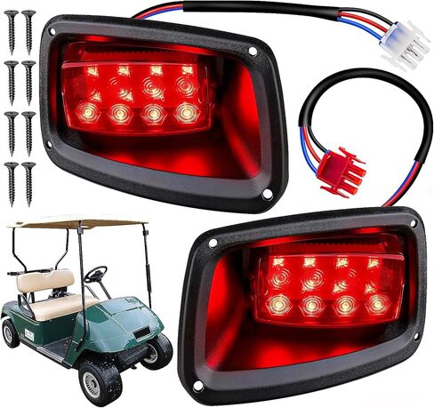 مصابيح خلفية EZGO TXT مع 3 أسلاك، مجموعة مصابيح LED لعربة الجولف 12 فولت لـ 1996-2013 EZGO TXT in Kuwait