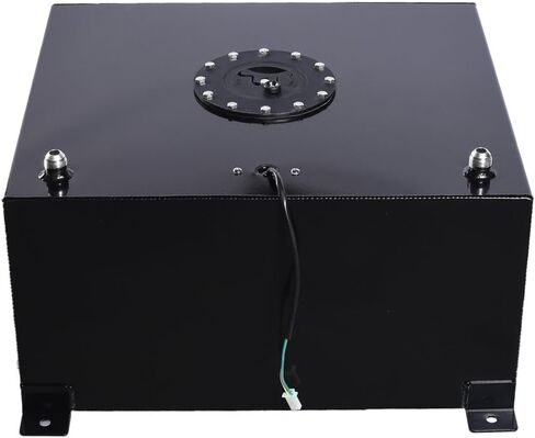 15 Gallon Fuel Cell Aluminum Fuel Gas Tank 60L Universal Racing Street Drift Strip Gas Tank with Level Sensor - Black in Kuwait