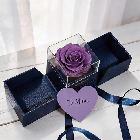Preserved Pink Real Rose for Mothers Day Gifts-Eternal Forever Flowers Rose,Birthday Gifts for Women Mom Wife Grandma Daughter Anniversary Christmas Valentines Day Decor for Her in Saudi Arabia