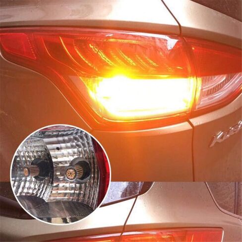 Automobile LED Turn Decode Signal CanBus No Stroboscopic Constant Current DC12V 1156 144LEDS Super Bright Reversing Lamp 2pcs/lot 150° Red in Saudi Arabia