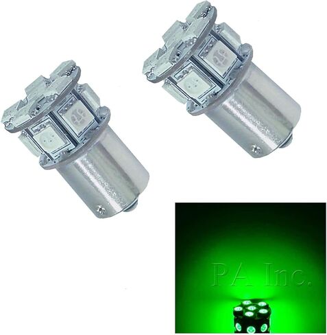 PA LED 2PCS 20SMD 1156 BAU15S Ice Blue Auto LED Bulb 12V for Turn Signal Side Marker Stop Back Up Tail Light (7507 PY21W 1156PY 1056 12496 5009 7507AST Available) in Saudi Arabia