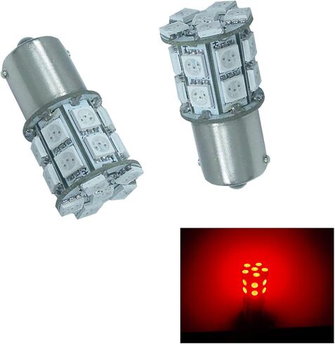 PA LED 2PCS 20SMD 1156 BAU15S Ice Blue Auto LED Bulb 12V for Turn Signal Side Marker Stop Back Up Tail Light (7507 PY21W 1156PY 1056 12496 5009 7507AST Available) in Saudi Arabia