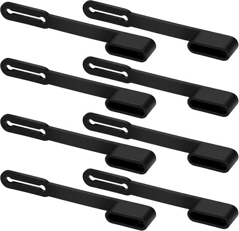 8 قطع من أغطية أسلاك موصل المقطورة المسطحة ذات 4 دبابيس، أغطية قابس جانبية مطاطية بأربعة اتجاهات للمركبة، تحمي من الأوساخ والماء لمقطورات شاحنات RV وسيارات الدفع الرباعي (أسود) in Kuwait