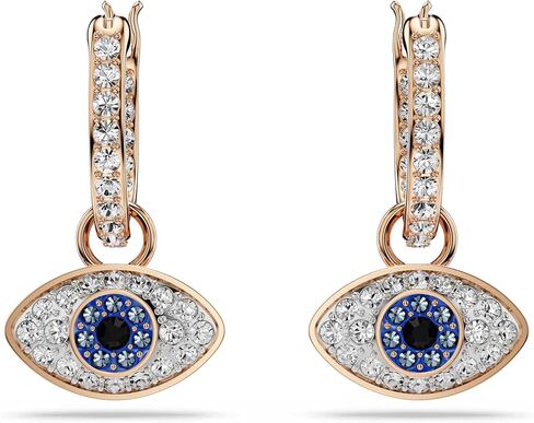 Symbolica drop earrings, Eye, Multicolored, Rose gold-tone plated in Saudi Arabia