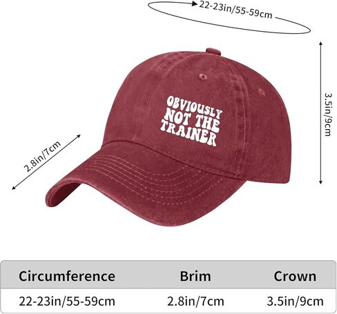 Obviously Not The Trainers Trucker Hat Beach Cap for Girlfriends in Saudi Arabia