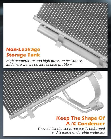 OCPTY AC Condenser Compatible with 2011-2013 for Hyundai Elantra | 2013-2014 for Hyundai Elantra Coupe | 2013-2015 for Hyundai Elantra GT, Replace 3967,41042 Condensers in Saudi Arabia