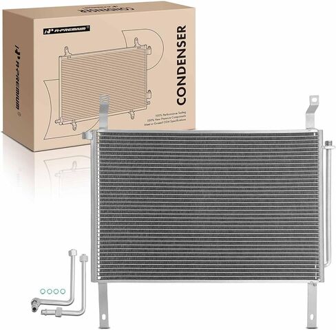 مكيف هواء ممتاز A/C مكثف متوافق مع Ford F-150 F150 1980-1993، F-250 F250 1980-1993، F-350 F350 1980-1993، Bronco 1980-1993، F-100 F100 1980-1983 in Saudi Arabia