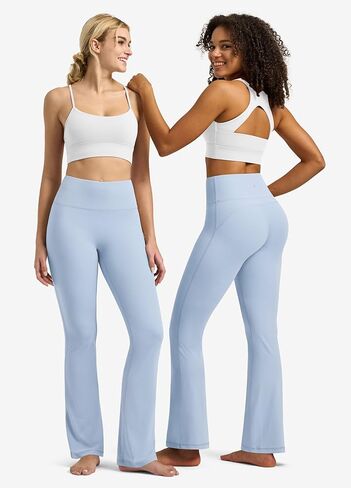 Willit Butterflux Yoga Pants Women Flare Workout Leggings for Women Tummy Control High Waisted Flare Yoga Legging 29" 31" 33" in Saudi Arabia