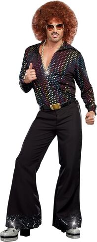 Dreamgirl Men's Adult Fashion Disco Dude Costume in Kuwait
