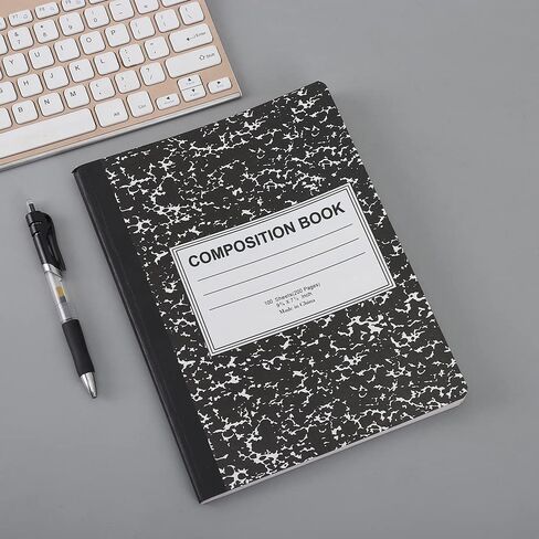 Composition Notebook, 1 Book, Wide Ruled Paper, 7-1/2" x 9-3/4", 100 Sheets per Comp Book in Saudi Arabia