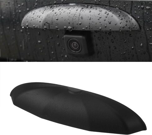 2 Pcs Car Rear View Camera Anti-Rain Cover, Universal Silicone Protection Cover for Reversing Cameras Non-Destructive Installation Modification Protective Sticker for All Cars (Black) in Saudi Arabia