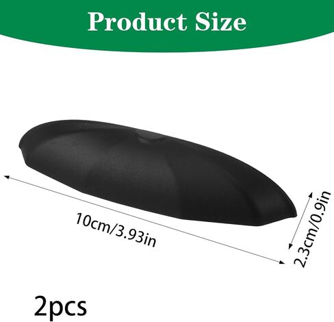 2 Pcs Car Rear View Camera Anti-Rain Cover, Universal Silicone Protection Cover for Reversing Cameras Non-Destructive Installation Modification Protective Sticker for All Cars (Black) in Saudi Arabia