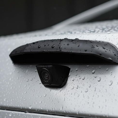 2 Pcs Car Rear View Camera Anti-Rain Cover, Universal Silicone Protection Cover for Reversing Cameras Non-Destructive Installation Modification Protective Sticker for All Cars (Black) in Saudi Arabia