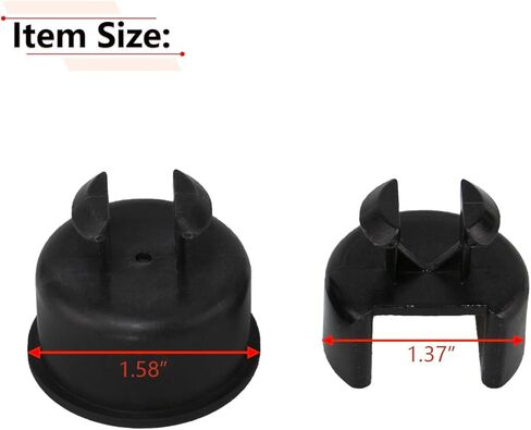 RLB-HILON Tailgate Hinge Pivot Bushings Compatible with Dodge Ram 1500 2500 3500 Truck 2002 2003 2004 2005 2006 2007 2008 2009 Year, for 55276077AC 55276076AD in Saudi Arabia