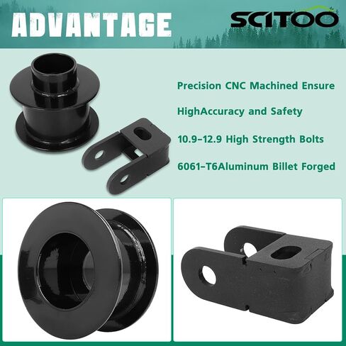 مجموعات رفع التسوية الأمامية SCITOO مقاس 3.5 بوصة متوافقة مع Ford لـ F-250 Super Duty لـ F-350 Super Duty in Kuwait