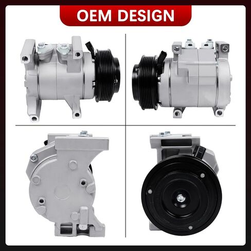 AC Compressor for Grand Cherokee 2011-2016, Durango 2011-2015, Charger 2011-2013, Challenger 2011-2014, 300 2011-2013, V6 3.6L, Air Conditioning Compressor with Clutch Replace for 68294506AC in Saudi Arabia