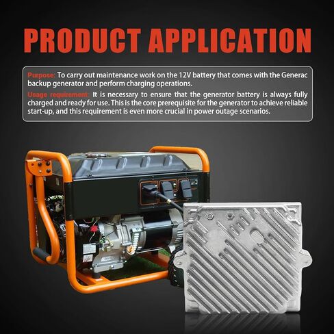 مجموعة شاحن بطارية المحرك 0A18010SRV 12 فولت مناسبة لنماذج مولد Generac 7KW 12KW 15KW مولدات الاستعداد المنزلية المبردة بالهواء A1801 0A1801 in Kuwait