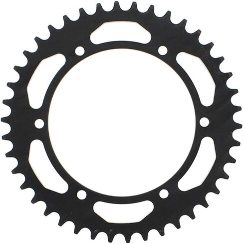Supersprox Steel Sprocket Black 42T - RFE-460-42-BLK for Kawasaki KDX200 1984-2006, KX500 1983-2004, KX450F 2006-2019, KX250F 2004-2019, KX250 1982-2007, KX125 1982-2005, KLX650R 1993-1996 in Kuwait