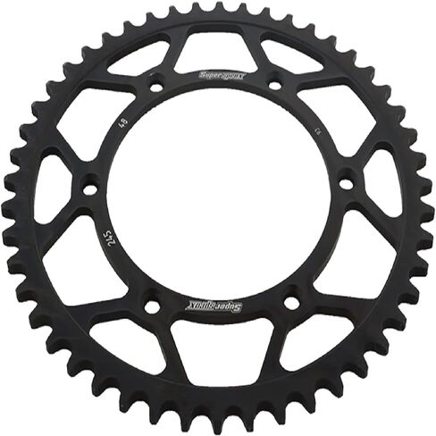 ضرس خلفي من الفولاذ Supersprox RFE-245-48-BLK باللون الأسود متوافق مع/استبدال Yamaha WR 426 F 2001-2002، WR 450 F 2003-2017 in Saudi Arabia