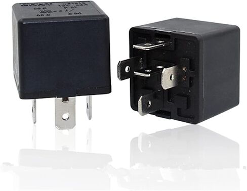 12v24V 40A Auto Relay with Iron Bracket Air Conditioning Fan Distance Light Horn Automotive in Kuwait